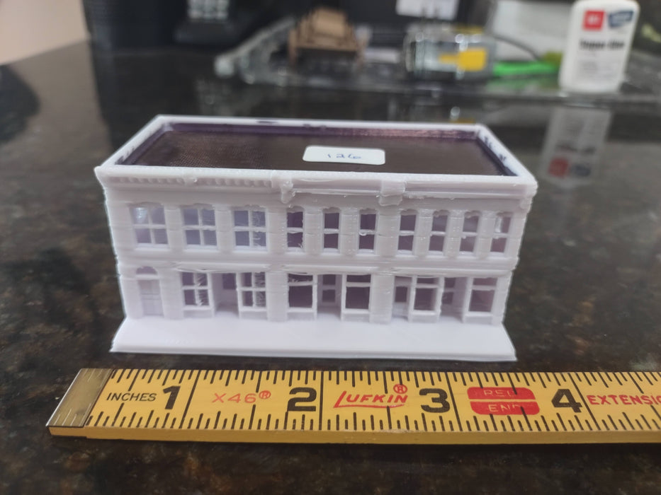 N scale Market St Shopping Center Pt II