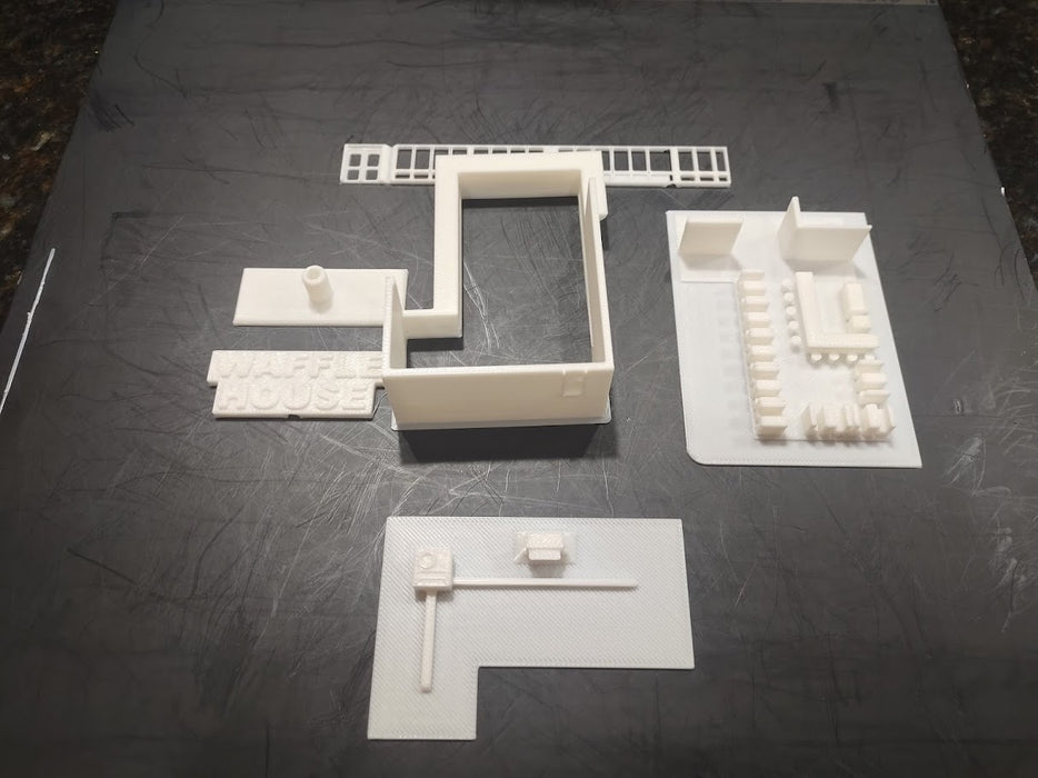 N Scale Waffle House