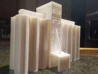 N-Scale Grain Facility 1 Pc
