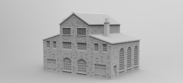 N Scale "Large Factory "