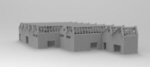 N Scale "Large Warehouse "