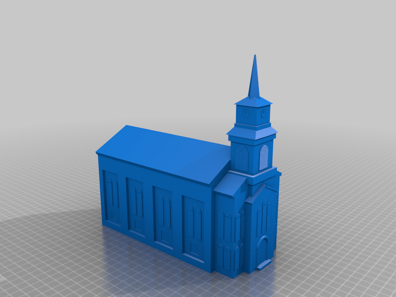 N Scale First Church
