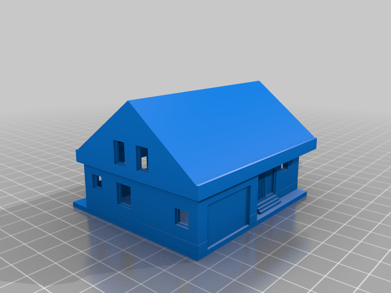 N Scale Bungalow ( 1 pc ) House