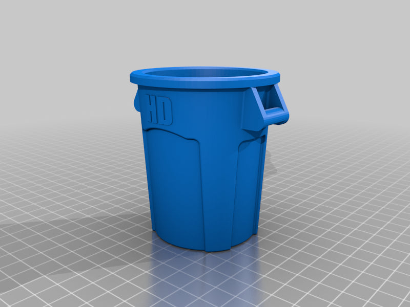 G Scale Brute Style Trash Can w/lid