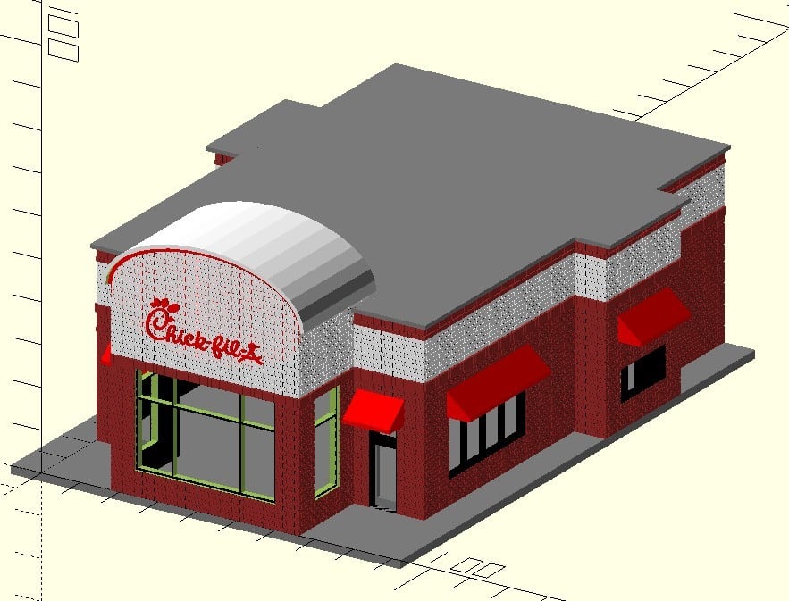 N Scale "Chick-Filet"