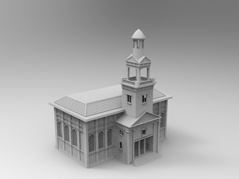 N-Scale Assen Church