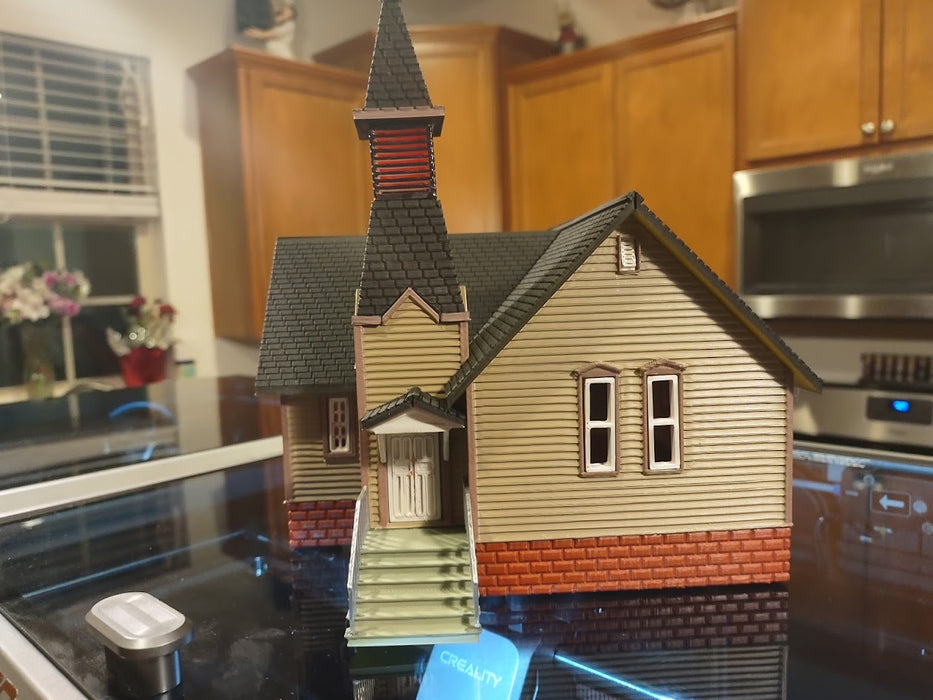 O Scale  Adirondack Church