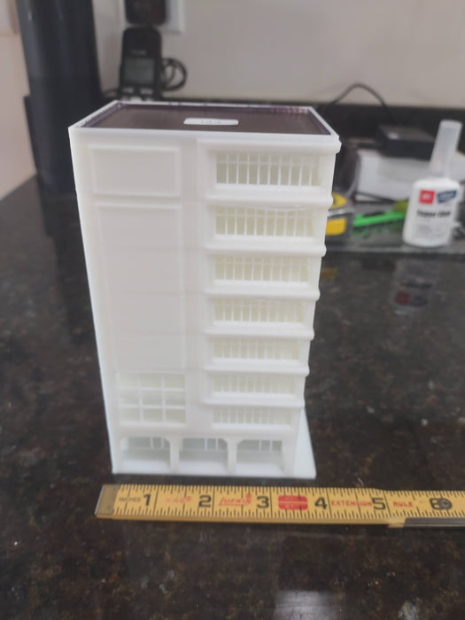 N Scale  Tall office Building 8-Story