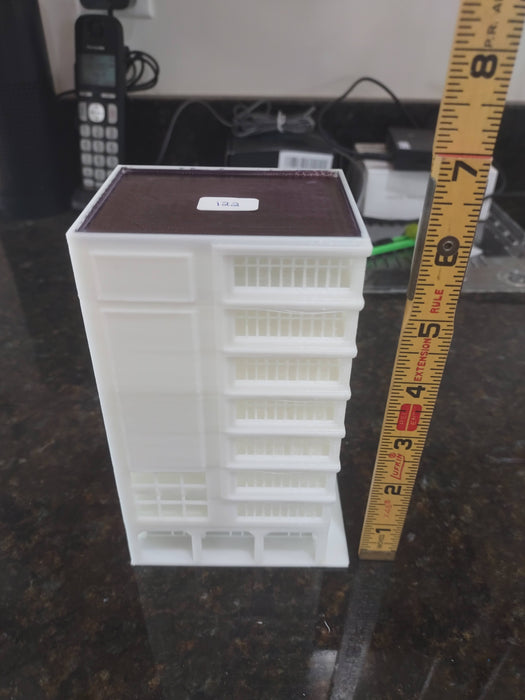 N Scale  Tall office Building 8-Story