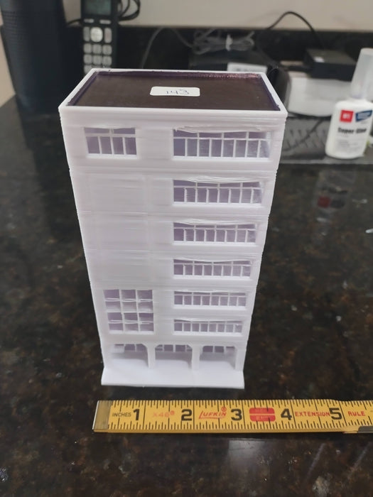 N Scale Office Building  # 2 7-Story