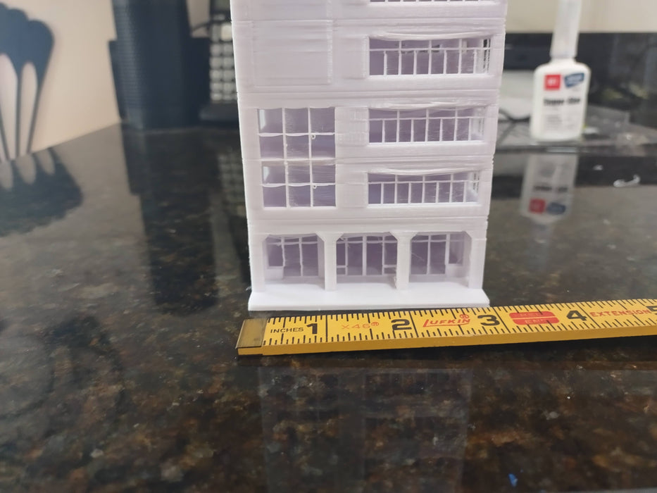 N Scale Office Building  # 2 7-Story