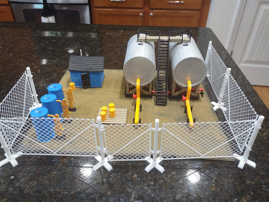 O Scale Oil Distribution Station