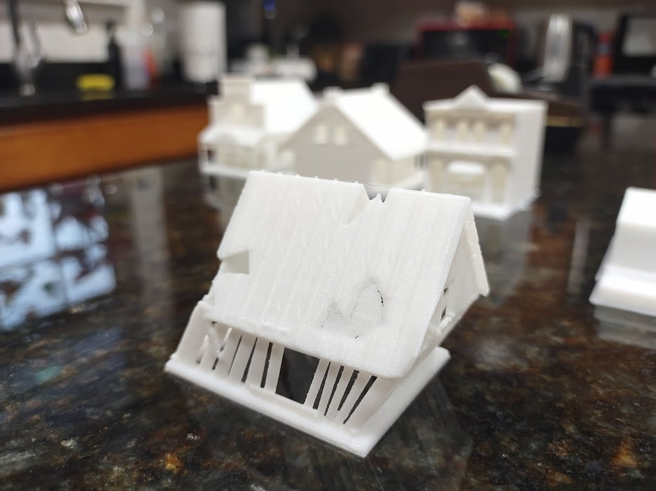 Colapsing Washer HO-Scale Colapsing Shed — Print Station 3d