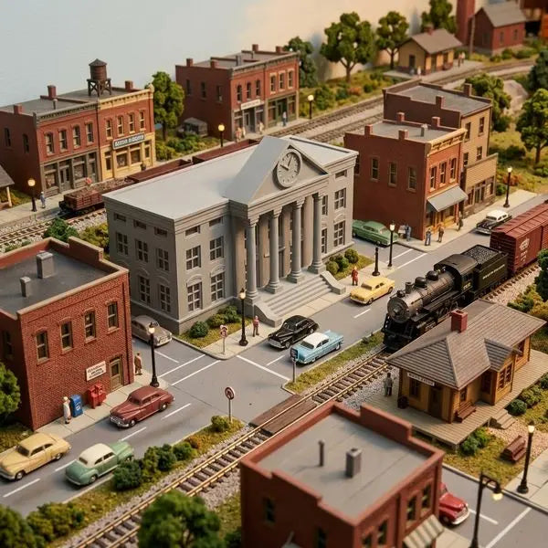 N Scale Hill Valley Court House