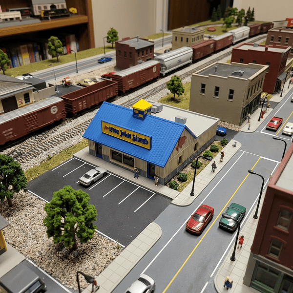 N Scale Long John Silvers  Building