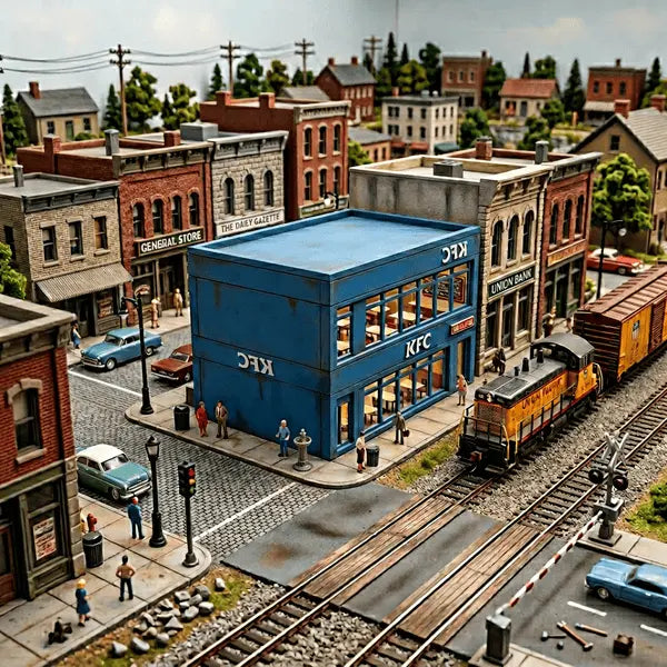 N Scale KFC 2 Story