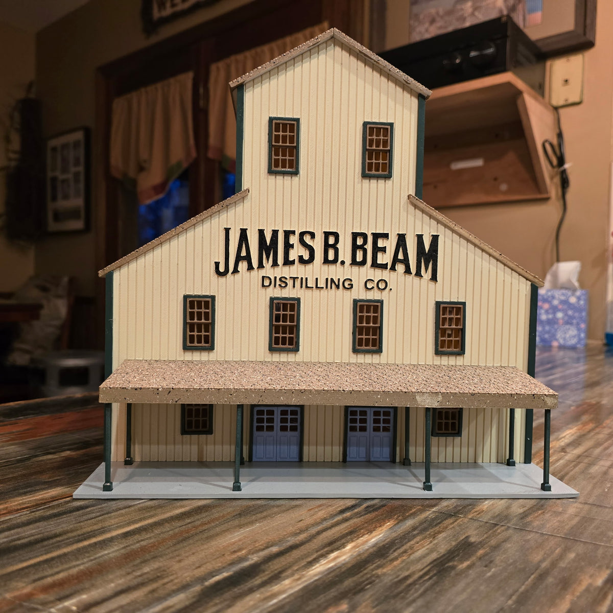 HO Scale Brewery Building — Print Station 3d