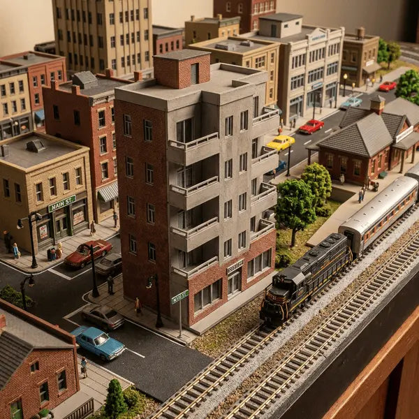 N Scale Relief Building
