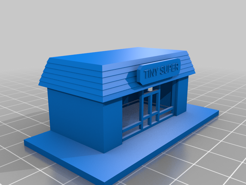N Scale Tiny Super Shack