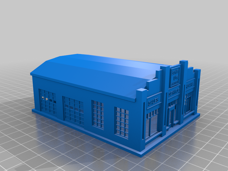N Scale Farm Supply Building