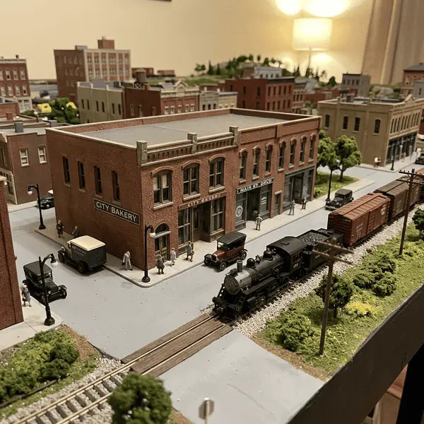 N Scale Shopping Street II Building
