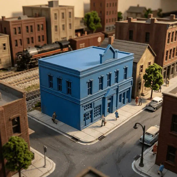 N Scale Hill Vally Law Building
