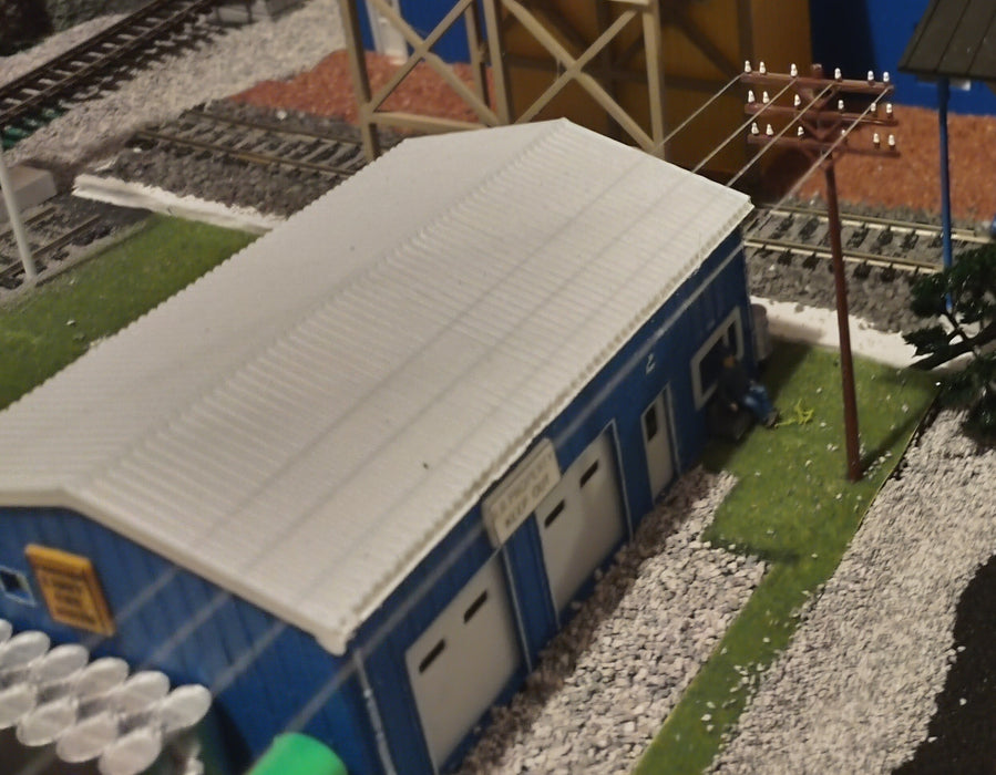 O Scale Yard Office Two Bay