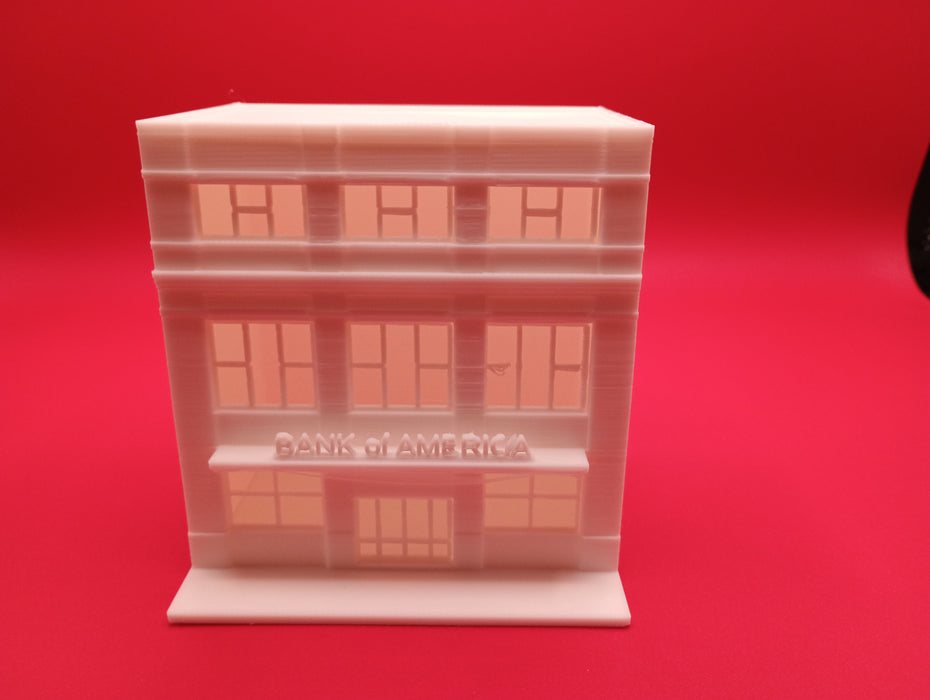 N Scale  "Bank of America II "