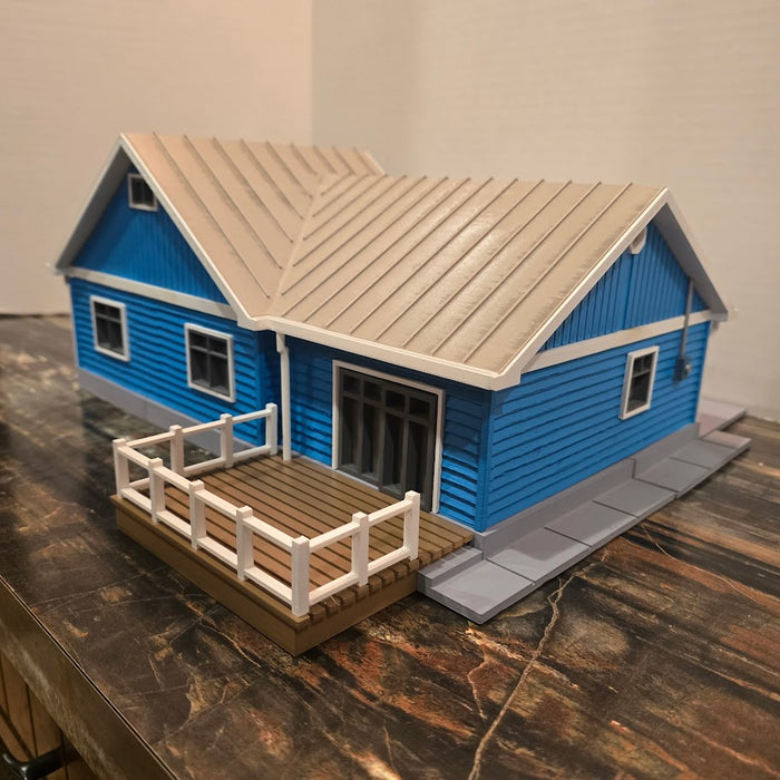 HO Scale Craftsman Style Home