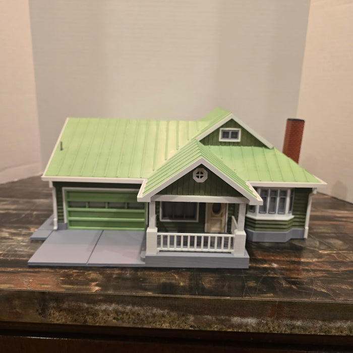 HO Scale Craftsman Style Home