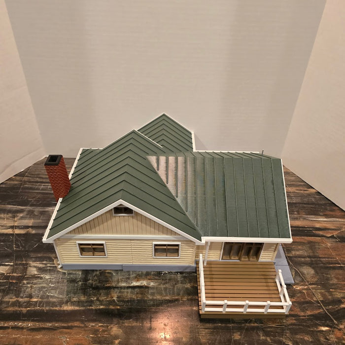 HO Scale Craftsman Style Home