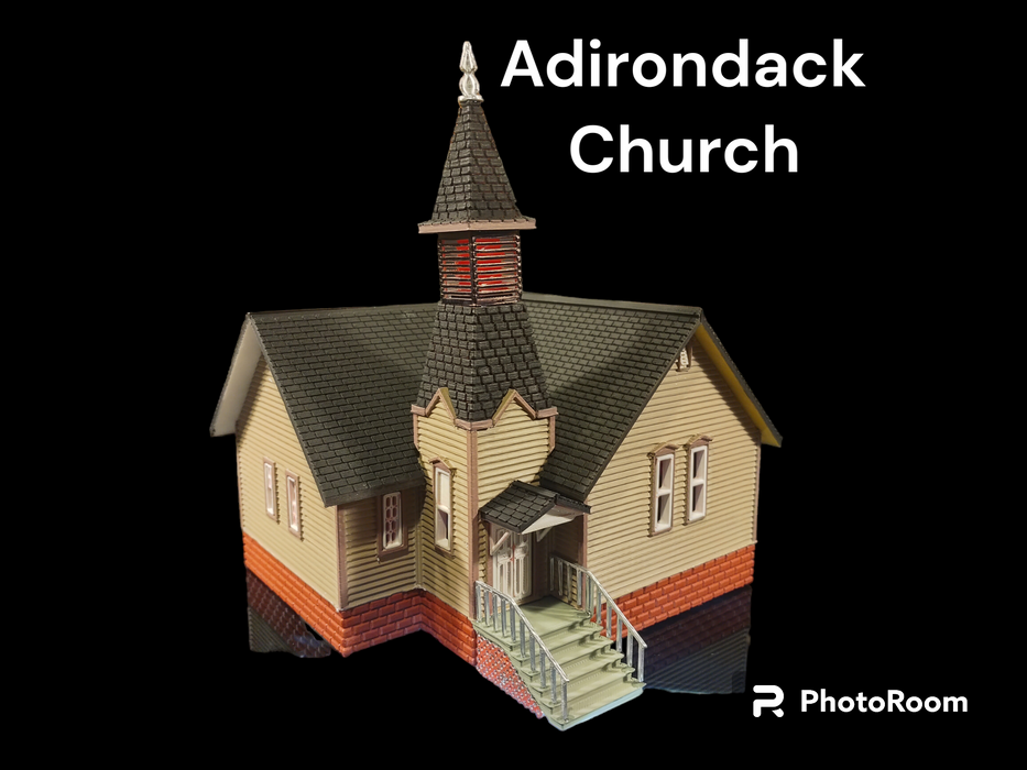 S Scale  Adirondack Church