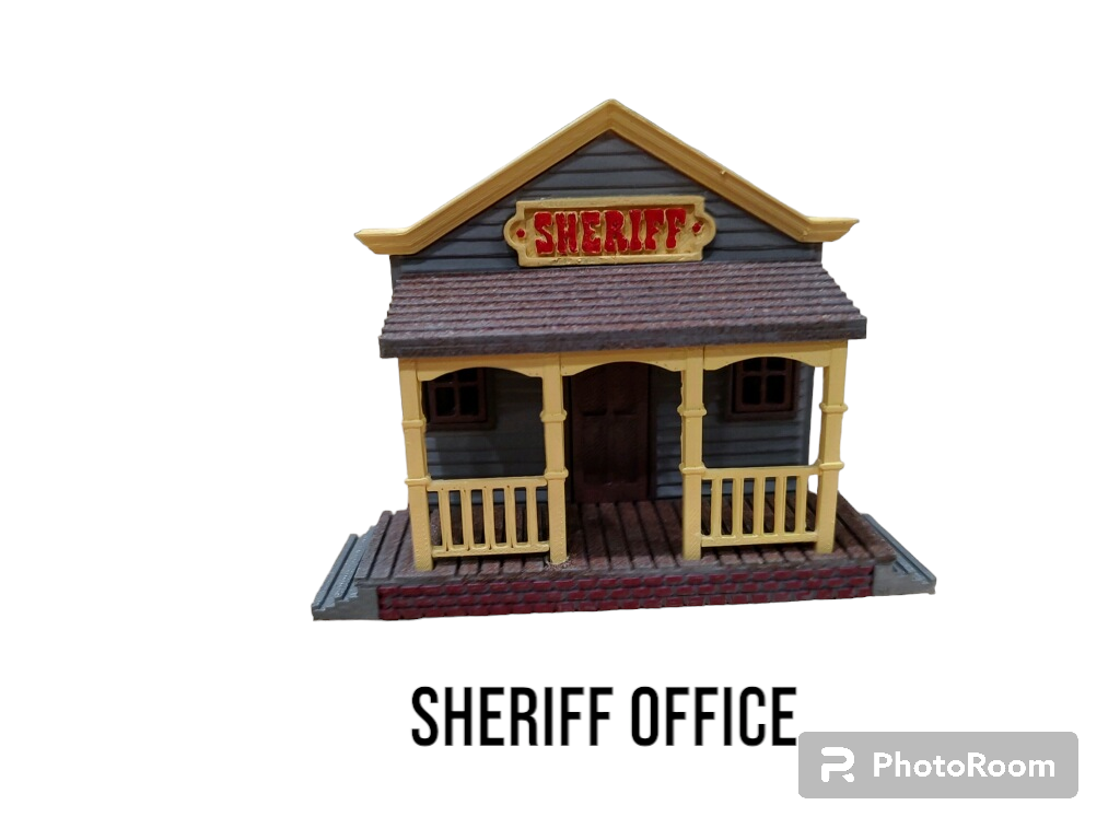 O Scale Sheriff Office Print Station 3d o-scale-sheriff-office-print-station-3d