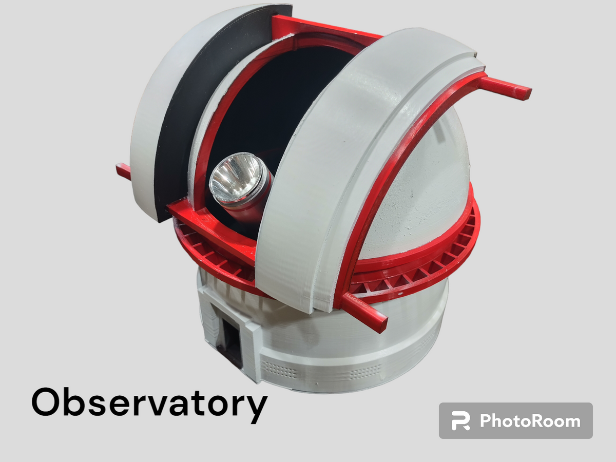 O Scale Observatory Print Station 3d o-scale-observatory-print-station-3d