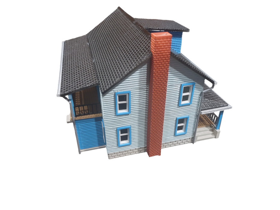 O Scale 2 1/2 Story Country Country Home