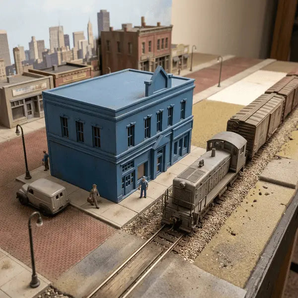 N Scale Hill Vally Law Building