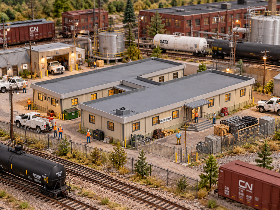 N Scale City Municiple Building ( Large )