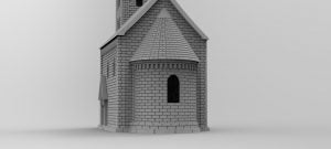 N Scale  "Bravarian Church "