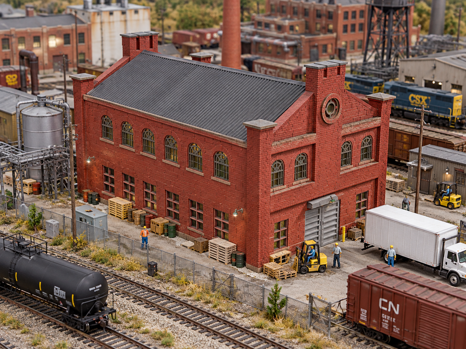 N Scale  Brick Warehouse