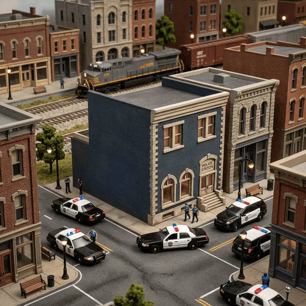 N Scale Police Station II