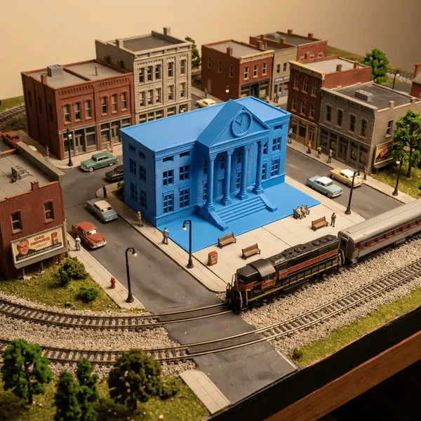 N Scale Hill Valley Court House