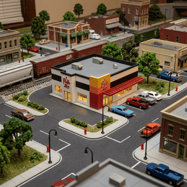 N Scale El Pollo Loco Building