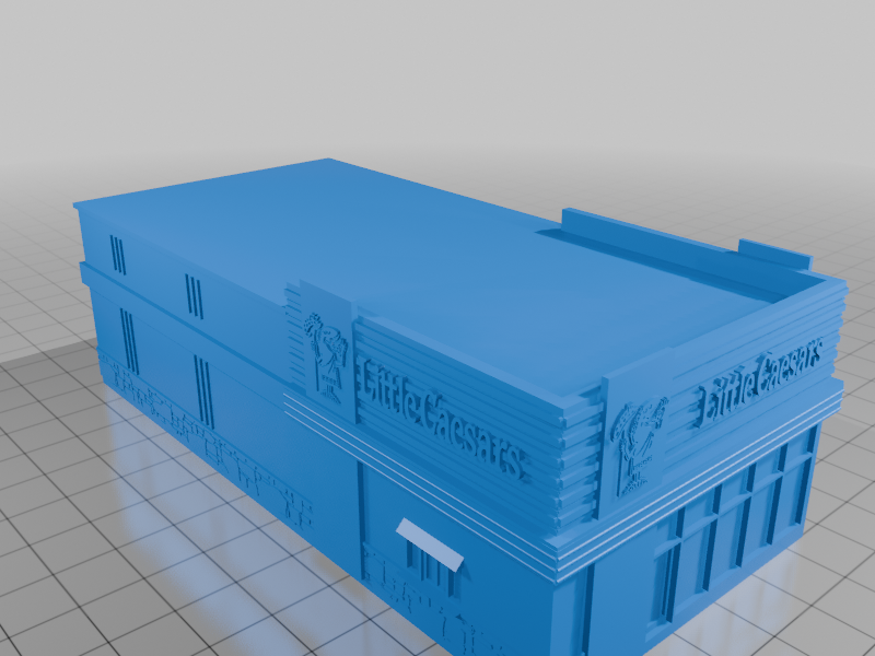 N Scale Little Caesars Pizza