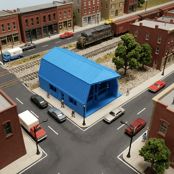 N Scale Red Barn Burgers