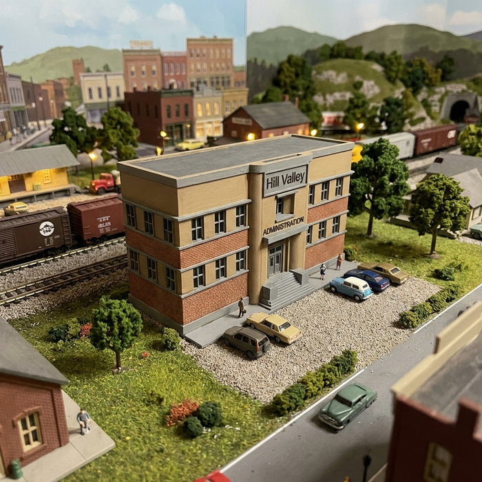 N Scale High School