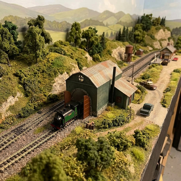 N Scale Single Engine House