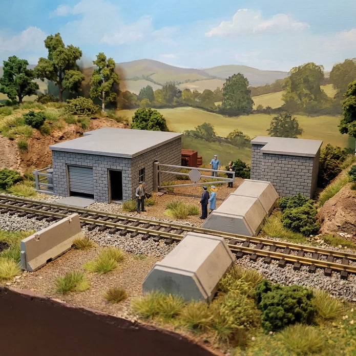 HO-Scale Industrial Entry Gate