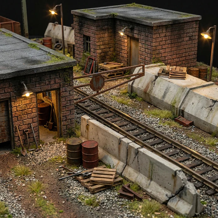 HO-Scale Industrial Entry Gate
