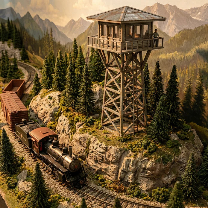 HO Scale  "Fire Tower"