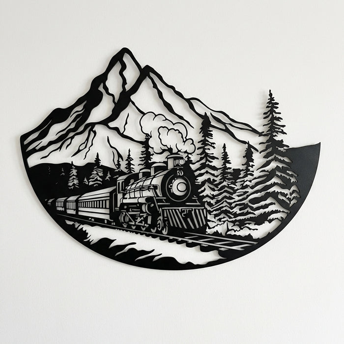 Train Scene Wall Art